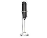 Stainless Steel Handheld Milk Frother, Electric Whisk & Drink Mixer with Bracket for Coffee