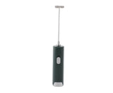 Electric Milk Frother, Multifunctional, Low Noise Mini Hand Wand for Coffee, Lattes, & Hot Chocolate, Dark Green