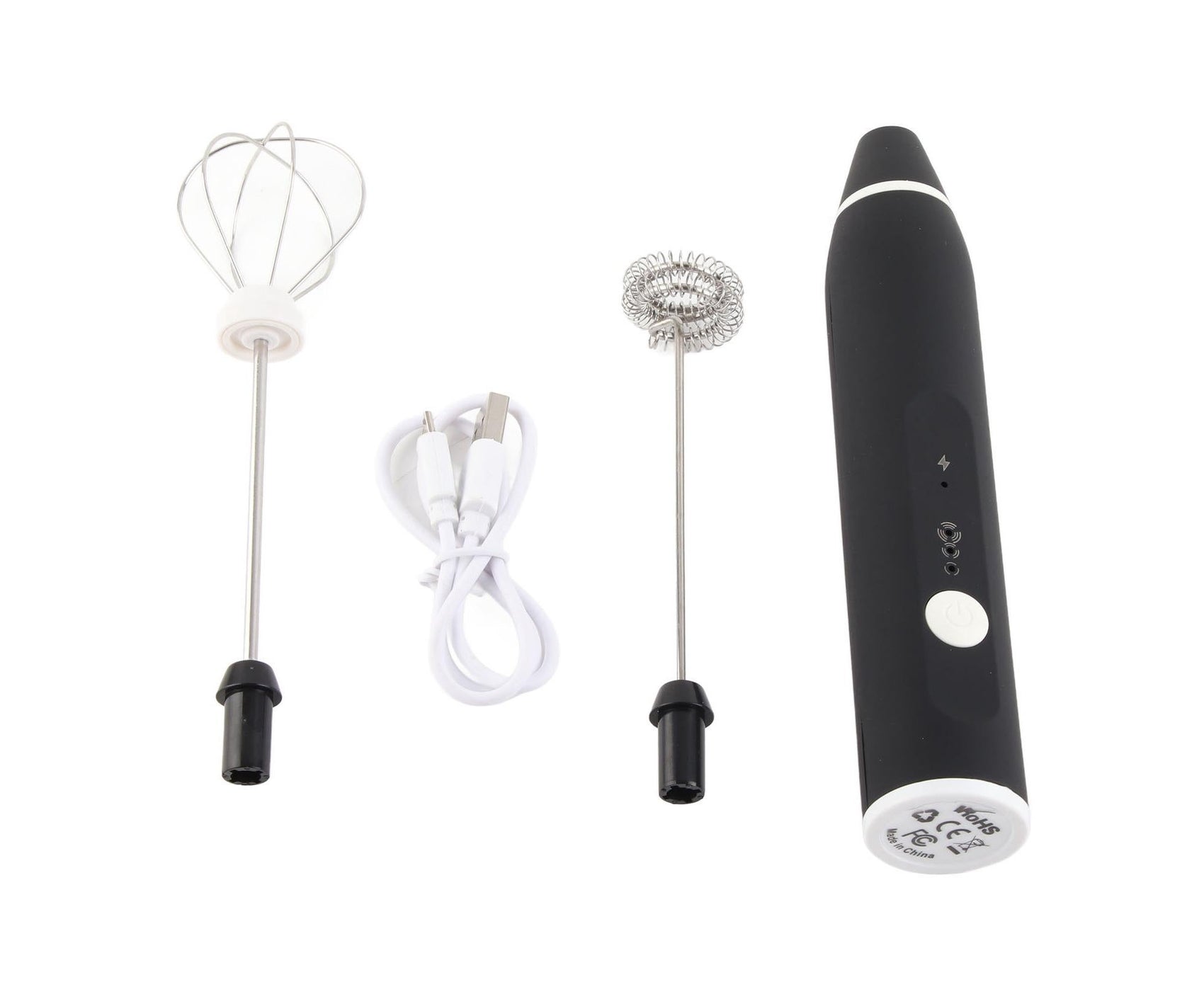 Milk Frother, USB Electric Coffee Foam Maker, Blender Mixer, Mini Handheld Egg Beater