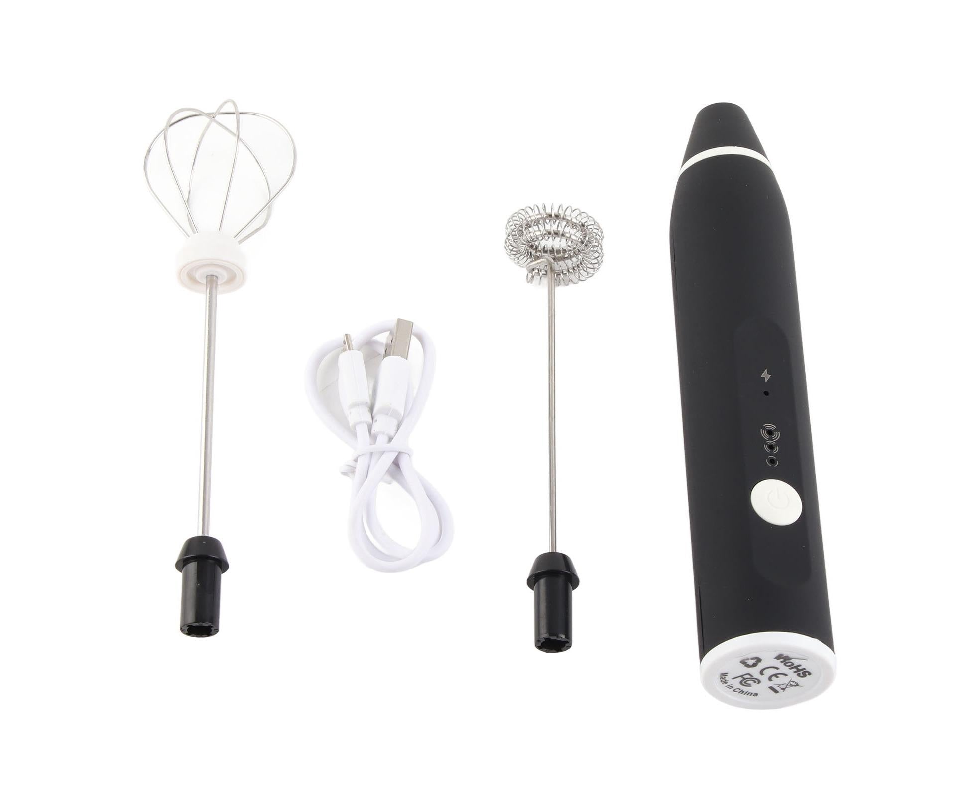 Milk Frother, USB Electric Coffee Foam Maker, Blender Mixer, Mini Handheld Egg Beater