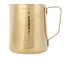 Stainless Steel Coffee Milk Frothing Cup Pitcher, Jug with Scale for Home Coffee & Latte Art, Gold, 600ml