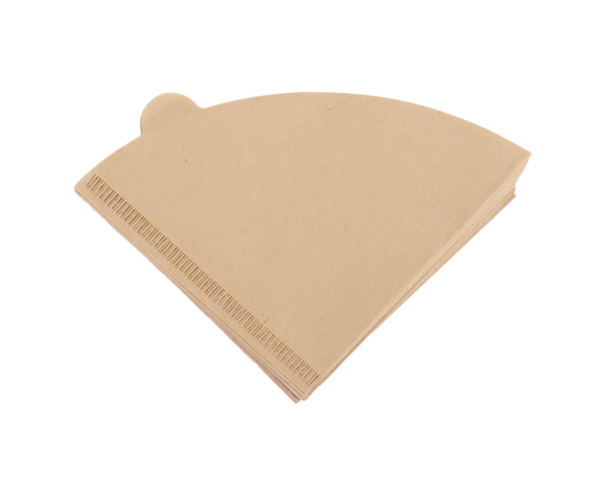 100PCS Cone Coffee Filter Paper, Replacement for 1-2 Cup Disposable Coffee Dripper Fiber Filters