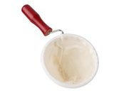 Cotton Flannel Dripper Coffee Maker, Wooden Handle Cloth Coffee Filter Bag, 105mm