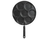 7-Hole Non-Stick Frying Pan, Egg & Burger Mold, Household Cooking Pan