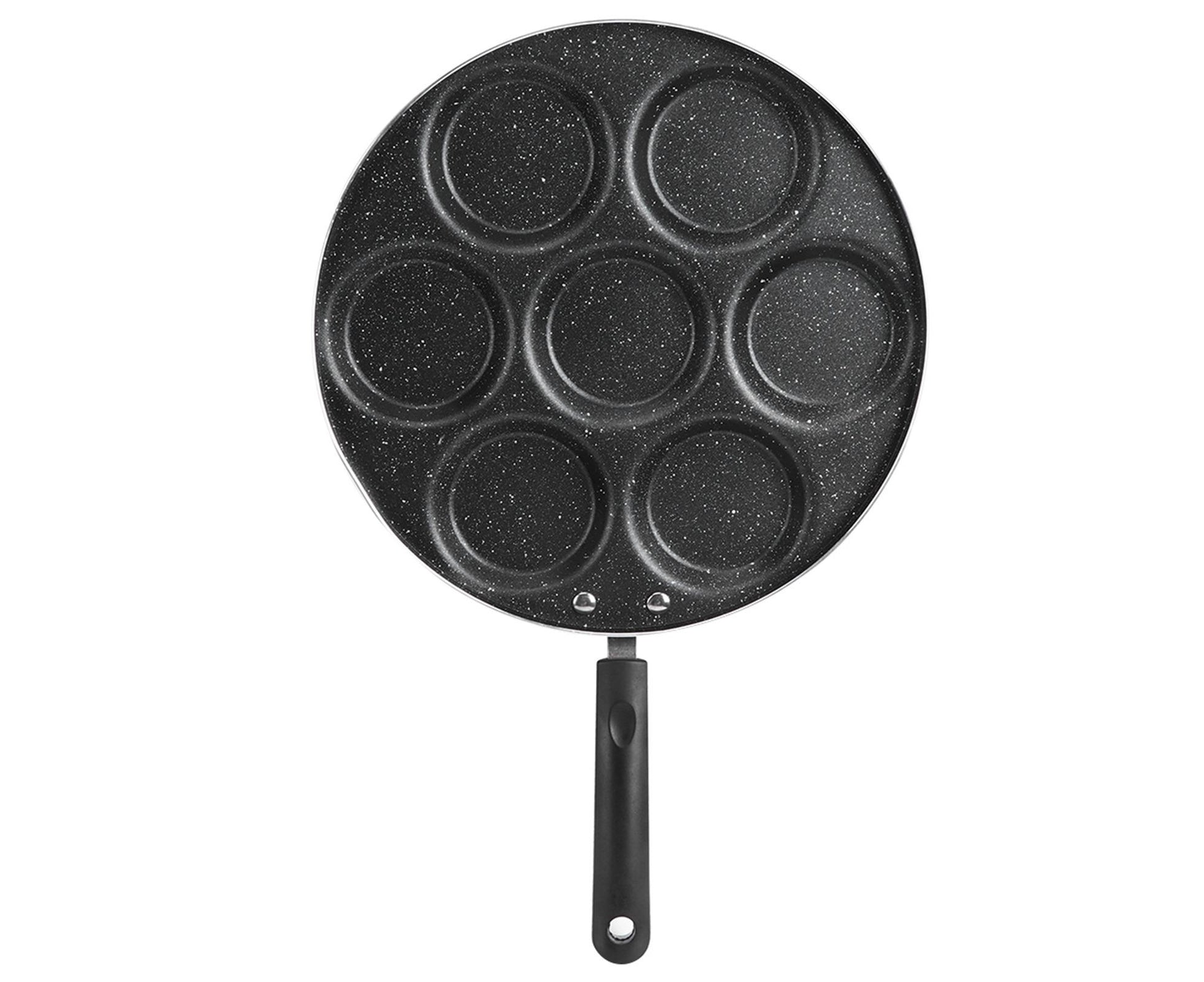7-Hole Non-Stick Frying Pan, Egg & Burger Mold, Household Cooking Pan
