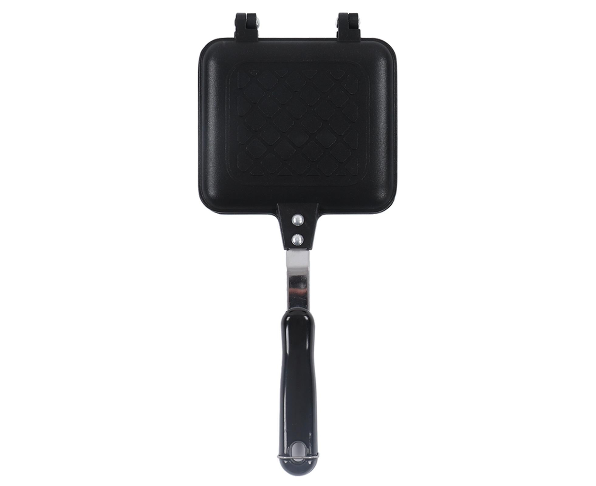 Sandwich Pan, Double-Sided Non-Stick Breakfast Frying Pan, Flat Bottom Panini Maker