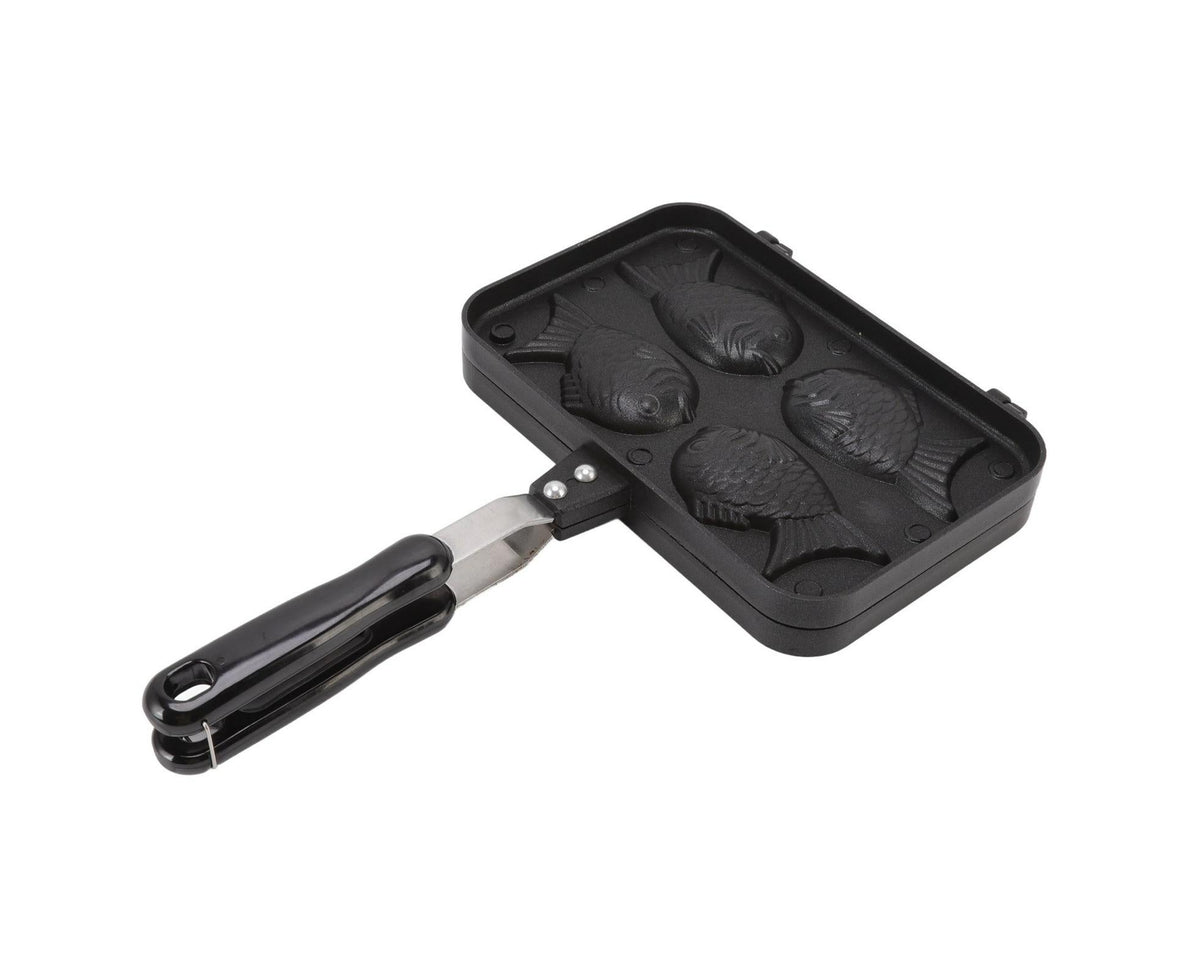 Taiyaki Fish Shape Cake Maker, Non-Stick Double Baking Pan Waffle Mold