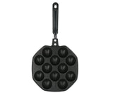 12-Cavity Aluminum Takoyaki Pan, Octopus Balls Egg Puffs Baking Pan, Home Cooking Tool