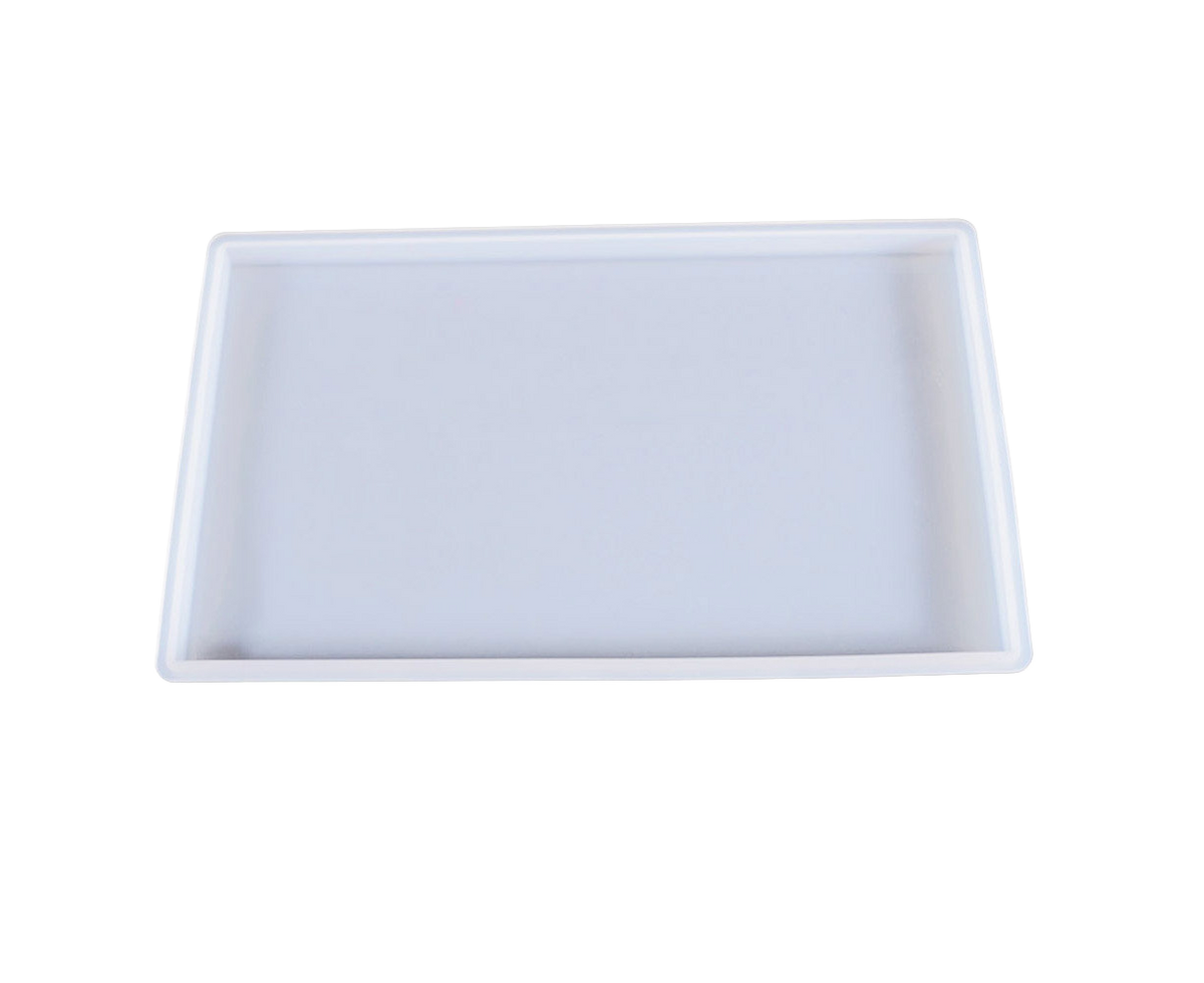 Craft Tray Plate Fruit Bowl Silicone Square Rectangle Shape Resin Mold DIY Tool-3#