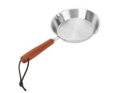 Stainless Steel Frying Pan, Non-Stick Egg Fryer for Household & Restaurant, 4.7 Inch