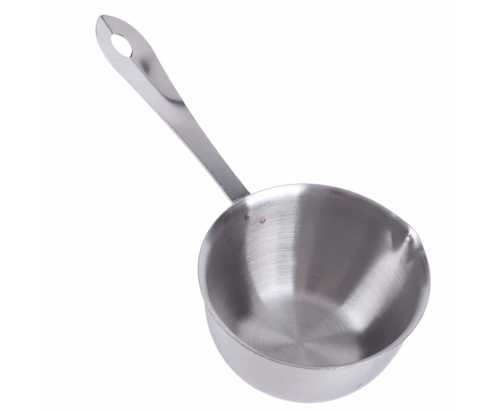 Butter Warmer Pot, Flat Induction Bottom Stainless Steel Mini Hot Milk Saucepan, 300ml