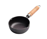 Cast Iron Pot, Even Heating Multifunctional Non-Stick Stir Fry Pan, 11 x 4cm