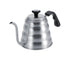 Stainless Steel Coffee Tea Pot, Drip Kettle with Gooseneck & Built-in Thermometer, 1.2L