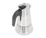Stovetop Coffee Maker, Large Capacity Stainless Steel Moka Pot, 4 Cups, 400ml