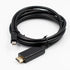 Mini DisplayPort to HDMI Cable 1.8m - 4K UHD mDP to HDMI Adapter for MacBook, Surface, Monitor, TV, Projector (Black)