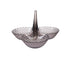 Practical Stable Dessert Plate Multi-use Exquisite Plastic Structure Cake Plate for Home-Black