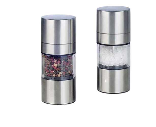 Stainless Steel Manual Salt Pepper Mill Grinder Portable Kitchen Muller Tool