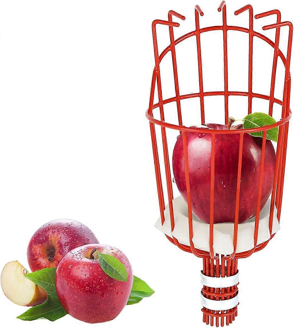 Metal Fruit Picker with Claw, Metal Fruit Picking Tool, Gardening Tools for Harvesting Apples, Citrus, Pears, Peaches