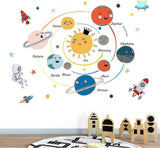 Space Planet Wall Stickers For babies Room,  And babies Room Wall Decals