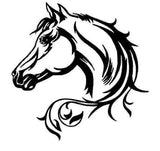 Horse Head Car Sticker Car Window Glass Animal Sticker