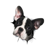 Car Decals, Dog Car Stickers Dogs Lover Car Crack Decal 3d Realistic