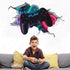 3d Gamer Wall Stickers32*50cm,gamer Wall Poster Decoration,boy Bedroom Wall Sticker,modern Living Room Decoration