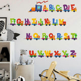 Colorful Animal Alphabet Abc babies Wall Stickers Peel And Stick Decals Removable Nursery Bedroom Living Room Art Murals