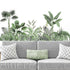 Palm Leaf Wall Stickers For Living Room, Plant Sticker Wall Decor, Peel And Stick Wall Stickers