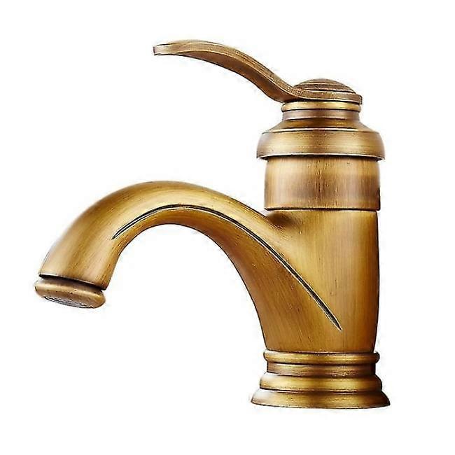 Bathroom Sink Faucet Nostalgia Brushed Brass Bathroom Faucet