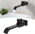 G1/2 Modern Brass Wall Mounted Faucets Bathroom Wall Mounted Faucet Single Hole Cold Water Faucet for Kitchen Bath Wash Basin Sink Matte Black
