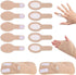 10pcs Castor Oil Finger Wraps & 2pcs Castor Oil Pack for Hands, Soft Cotton