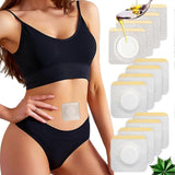 12PCS Hypoallergenic Castor Oil Pack Wrap for Belly Button, Disposable Castor Oil Wrap Pat