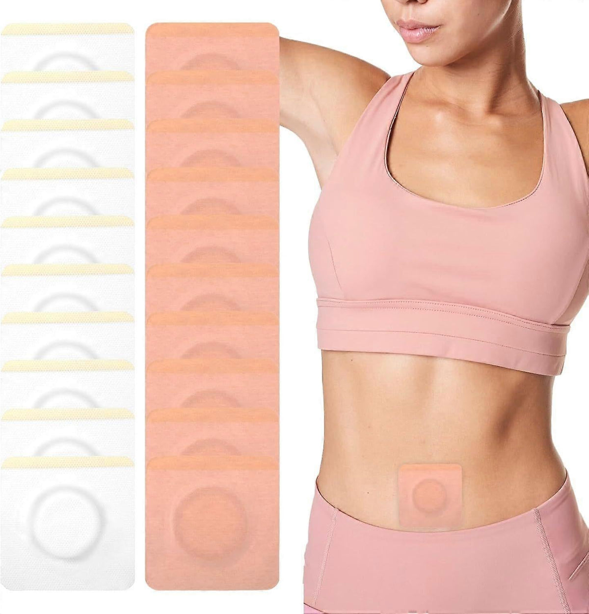 20Pcs Castor Oil Belly Button Patch, Castor Oil Patches Disposable, Castor Oil