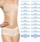 20Pcs Castor Oil Patches, Disposable Castor Oil Pack Wrap Self-Adhesive Belly