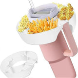 Compatible Stanley Snack Tray, 40 Oz Bowl for Stanley Cup Accessories, Ivory