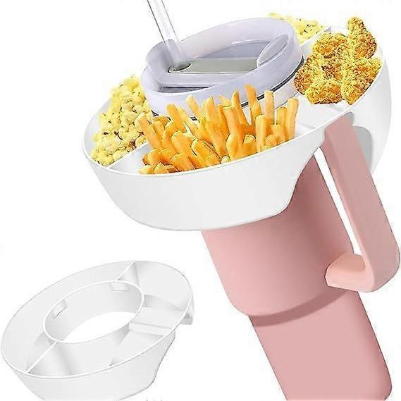 Compatible Stanley Snack Tray, 40 Oz Bowl for Stanley Cup Accessories, Ivory