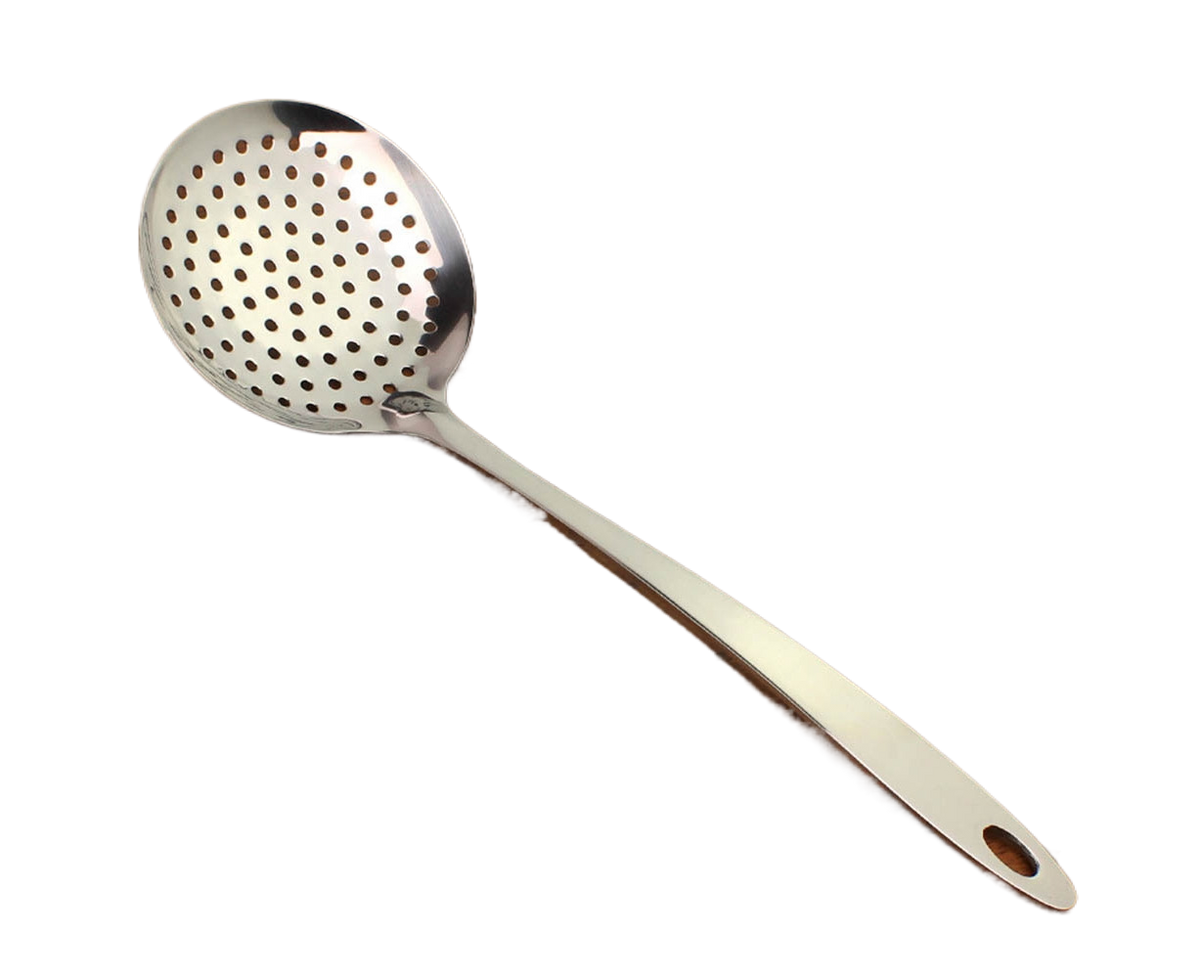 Kitchen Soup Food Thicken Stainless Steel Ladle Spoon Colander Strainer Filter