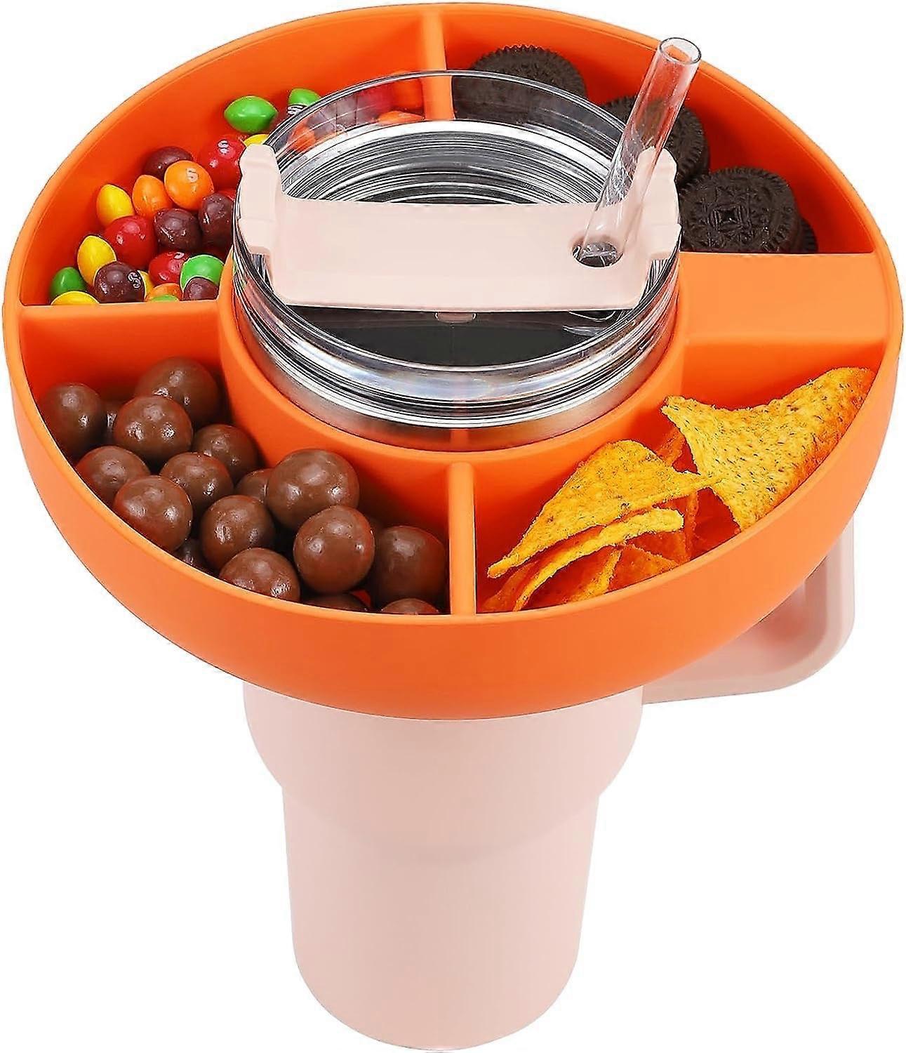Reusable Silicone Snack Platter for Stanley Cup 40oz
