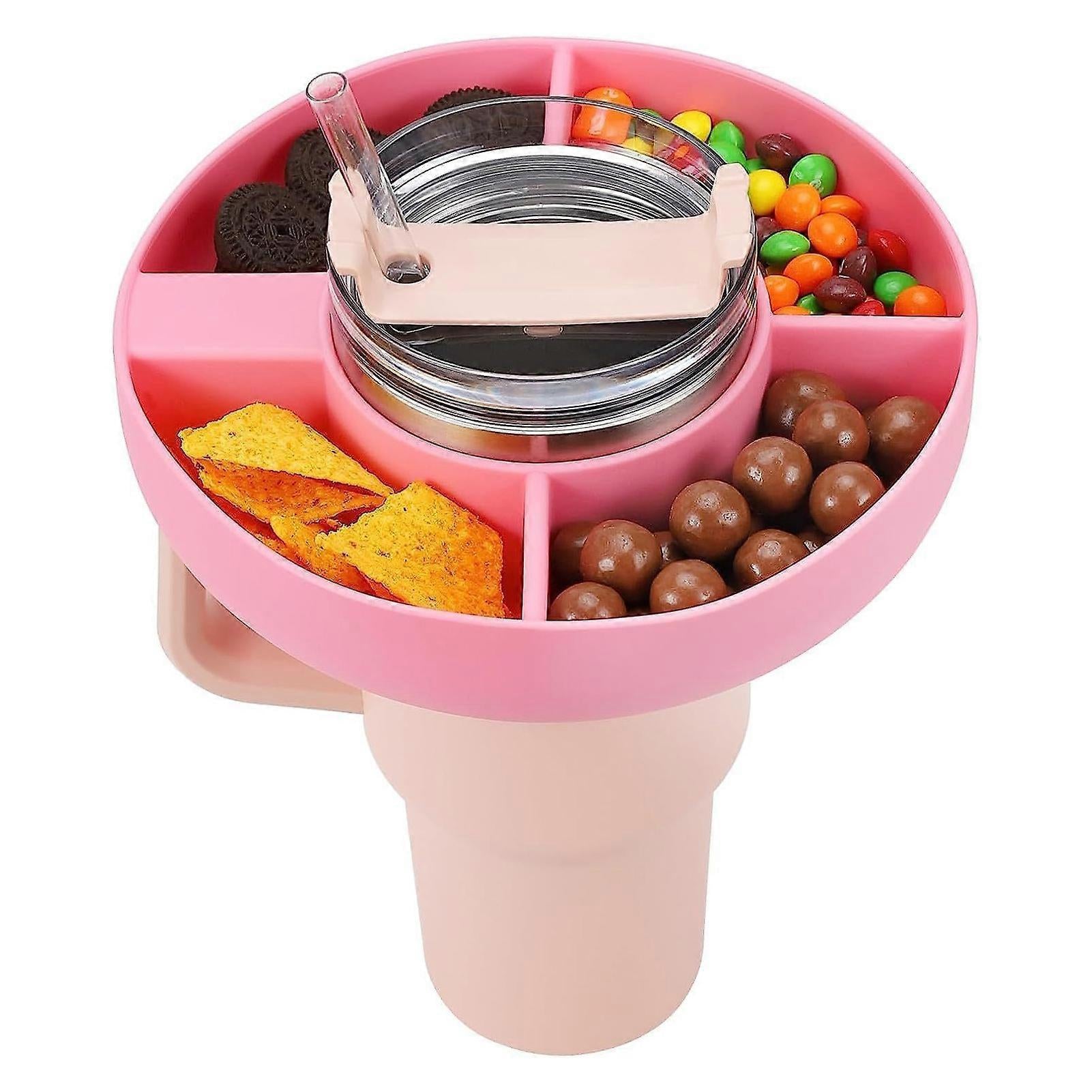 Snack Bowl For Stanley 40 oz Tumbler, Tumbler Snack Bowl Compatible With Stanley Cup 40 oz, Reusable Snack Ring For Stanley Cup Accessories