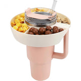 Snack Bowl for Stanley Cup, Reusable Snack Ring Compatible with Stanley Quencher H2.0 40OZ Tumbler with Handle, Stanley Cup