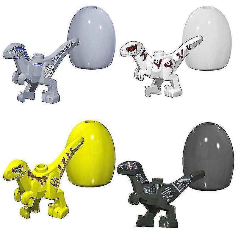 4pcs Jurassic Dinosaur Building Blocks Dinosaur Eggs Dinosaur boy and girls Toys
