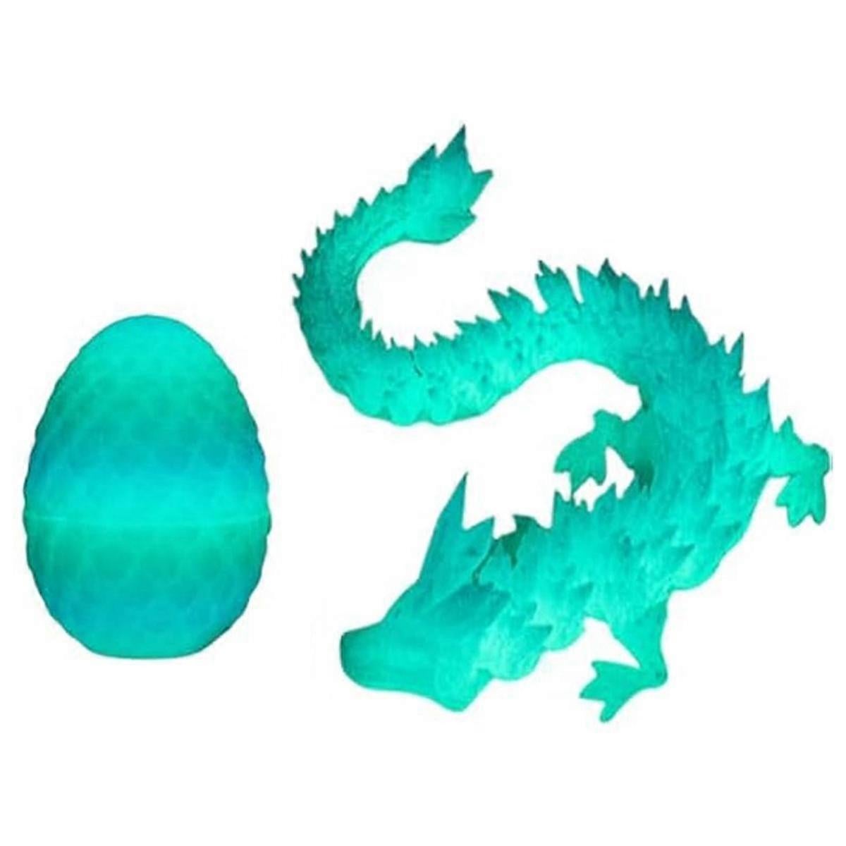 3D Printed Dragon Egg,Mystery Crystal Dragon Egg Surprise,Articulated Crystal Dragon Eggs with Dragon Inside