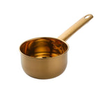 1L Water Scoop Anti-rust Stainless Steel Bathing Ladle-Golden