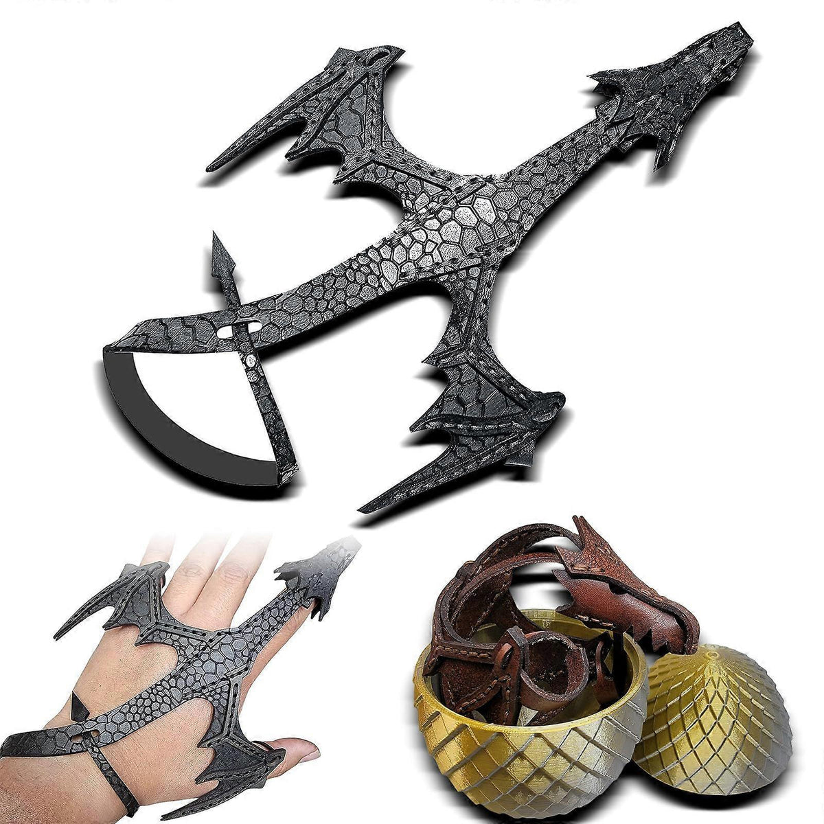 Mystery Color Dragon Egg with Left Hand Black Dragon Bracelet
