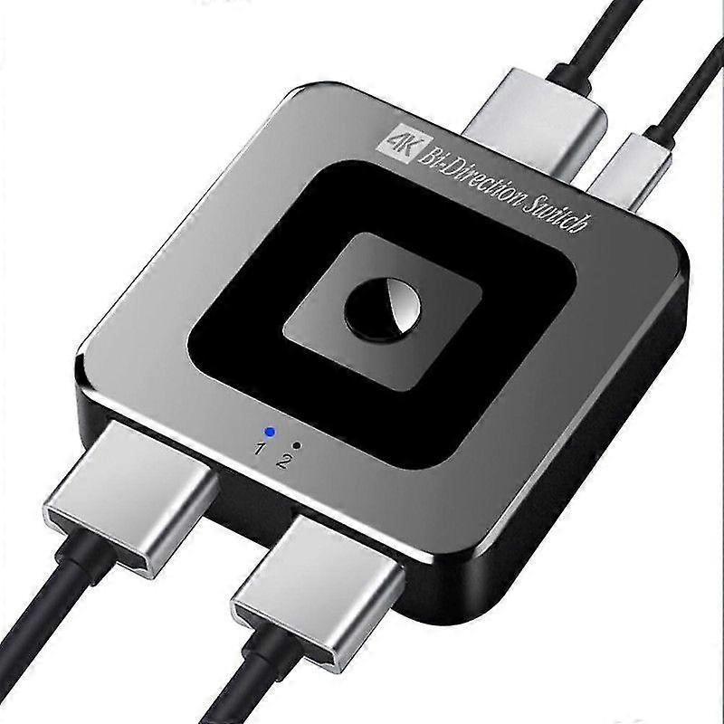 8K 60Hz / 4K 120Hz HDMI Switch 2.1 Bi-Directional 2 In 1 Out for PS4/5 TV Box