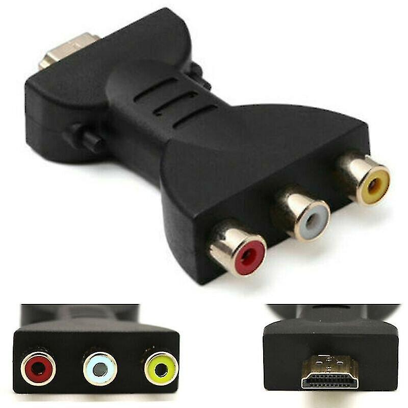 HDMI to 3 RCA AV Audio Video Adapter Converter