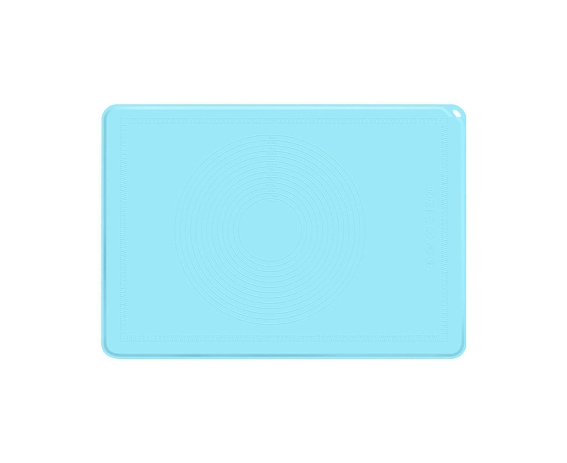 Pastry Mat Non-stick Silica Gel Dough Rolling Mat-Blue S