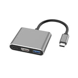 USB-C 3 In 1 Hub Type-C to HDMI/USB 3.0/PD Adapter