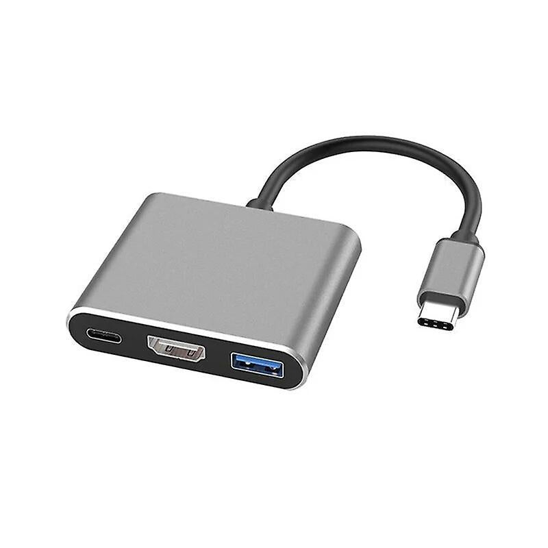 USB-C 3 In 1 Hub Type-C to HDMI/USB 3.0/PD Adapter