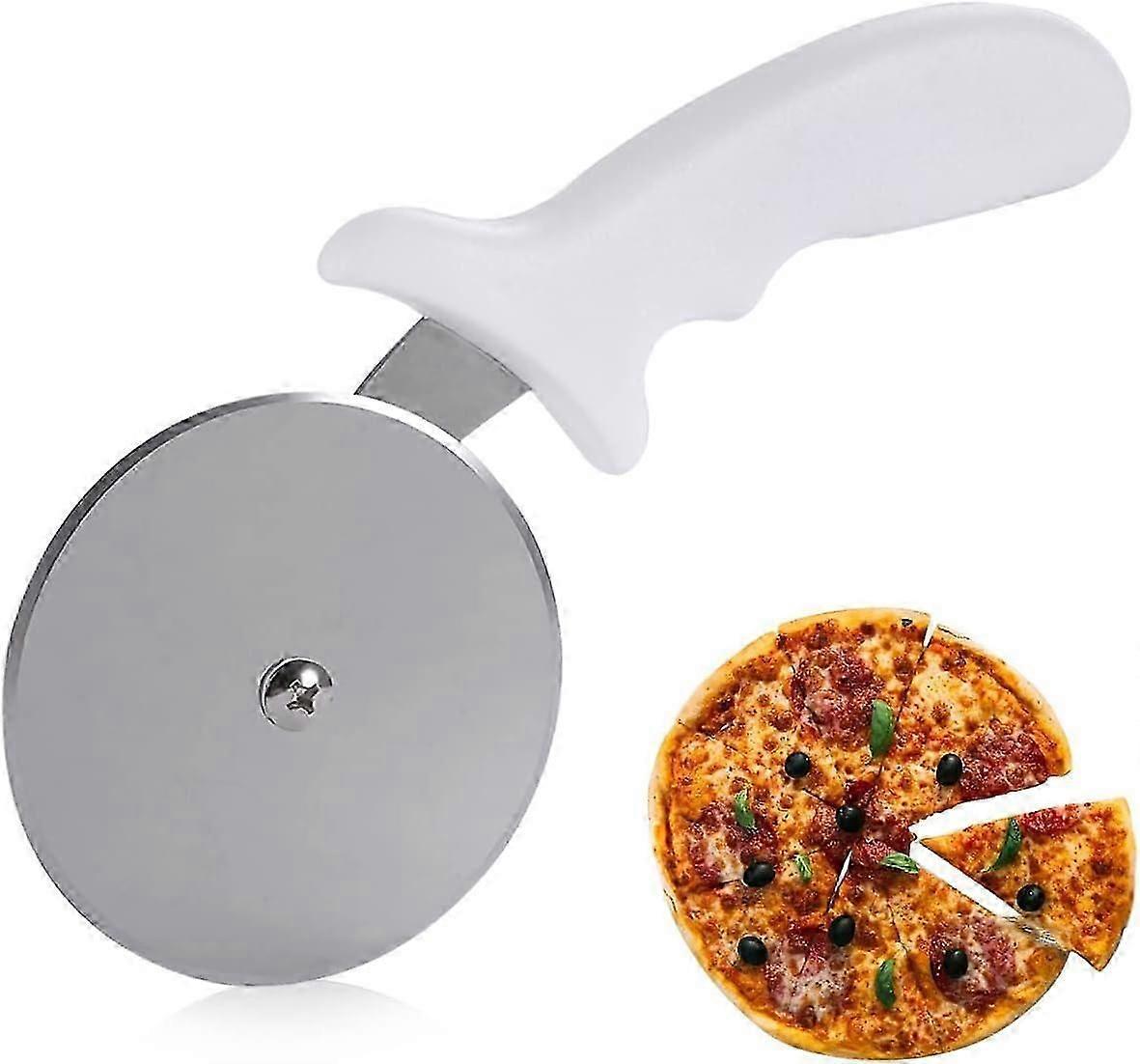 Stainless Steel Pizza Cutter with Non-Slip Handle